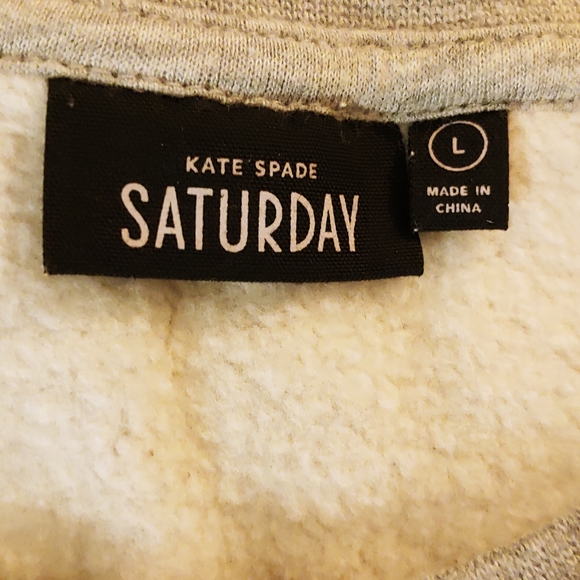 Kate Spade Saturday Sleeveless Fleece-lined Sweatshirt - Picture 2 of 4